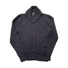 希少アメリカ製】RRL コットンショールカラーカーディガン S 杢 