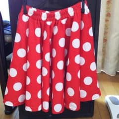 ミニーちゃん スカート 赤のサムネイル