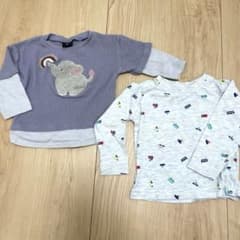 ロンT 2個セット☆サイズ80のサムネイル