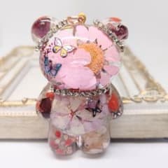 No.287♪オルゴナイト♡BIGくまちゃん♡バックチャーム♡のサムネイル