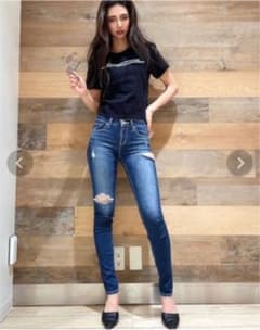 GYDA ダメージデニム　スキニーのサムネイル