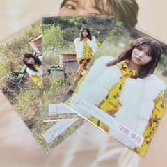 櫻坂46 中嶋優月 生写真 木枯らしは泣かない MV衣装 チュウ座りヒキ ②