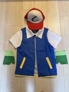 ポケモン サトシ コスチューム 4点セット 130cm コスプレ 子どものサムネイル