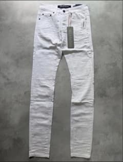 VALAVASAS バラバサス スキニーデニム ホワイト 28 新品未使用 VALABASAS バラバサス スキニーデニム ホワイト 白 28 新品未使用