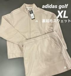 アディダスゴルフ 長袖トレーナー&スカート裏起毛セットアップ スリー