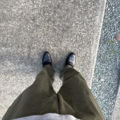 vintage 古着　ベイカーパンツ　カーキ色のサムネイル