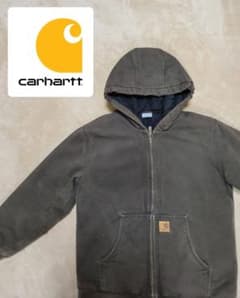 Carhartt　アクティブジャケット　ダック地フルジップパーカーのサムネイル