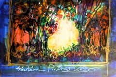 【真作1点物】「Forest Sunset」■東京藝大卒画家■松崎祐哉のサムネイル