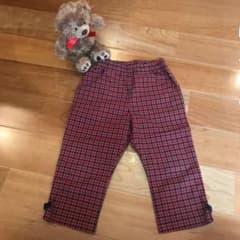 familiar 110 パンツ　チェックのサムネイル