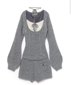 andmary Raven gather set up グレー - メルカリ