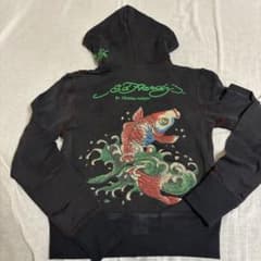 Ed Hardy ジップアップパーカー ブラックのサムネイル