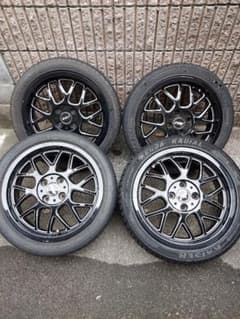 最終値下げ‼️BSJ16インチ165/50R16 100 4h5j-4h　+45のサムネイル