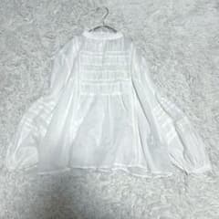 ジャスミント様　専用 サマンサモスモス　フリル　スタンド襟　白　ボリューム袖