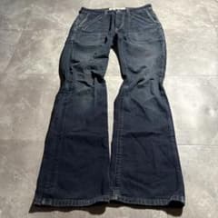 05 OLD GAP flare blue jeans mcbling y2k - メルカリ