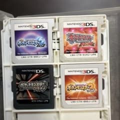 ポケットモンスター 3DS DS ソフト 4本セット　サンケース付き