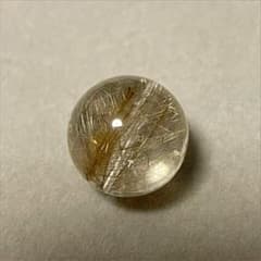 大幅値下げ！ルチルクォーツ 大玉 18ミリ 虹入りのサムネイル