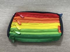 【お値下げ】zipit カラーケース ファスナー ペンポーチのサムネイル