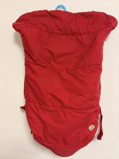 ミキハウス MIKIHOUSEベビーカー用 フットマフ ドット柄 レッドのサムネイル