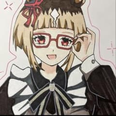 手描きイラスト ウマ娘 トランセンド ファンアート 色紙大 イラスト