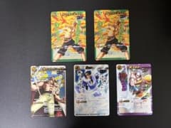 ワンピース　ミラクルバトルカードダス　初期Ωレア　5枚まとめ売りのサムネイル