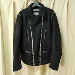NEIGHBORHOOD ブラック ダブルライダースジャケット Lのサムネイル