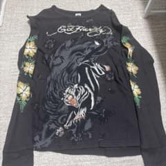 エドハーディ— Ed Hardy ロングTシャツ Mサイズのサムネイル