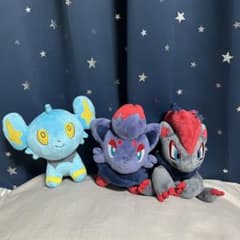 ポケモンぬいぐるみ　ポケドール　コリンク　ゾロア＆ゾロアーク