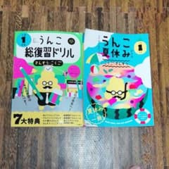 うんこ総復習ドリル 小学1年生 ＋ 夏休みドリル 2冊セットのサムネイル