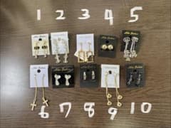 値下げピアス 10点まとめ売り②のサムネイル