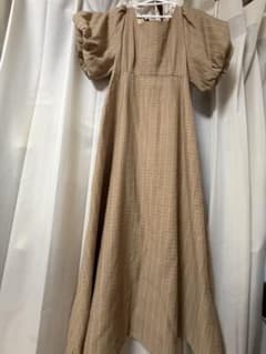 値下げ】ollun オルン シアーチェック バックリボンワンピース | Shop