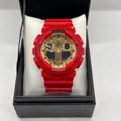 ●未使用 G-SHOCK 腕時計 GA-100VLA-4AJF 赤 箱付き ○未使用 G-SHOCK 腕時計 GA-100VLA-4AJF 赤 箱付き - メルカリ