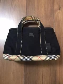 【値下げ】バーバリーミニトートバッグのサムネイル