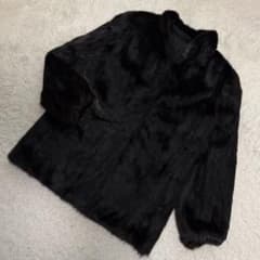 ダークミンク 毛皮 リアルファーコート ファージャケット ダーク 