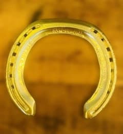 幸運の金の蹄鉄】 - メルカリ