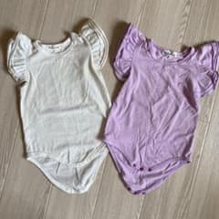 フリルロンパース　2枚セット　80のサムネイル