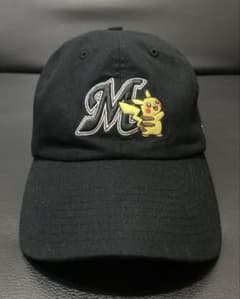 【美品】ポケモン特別企画限定品 ピカチュウ × 千葉ロッテマリーンズ キャップ