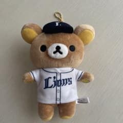 リラックマ　ライオンズ　ぬいぐるみ　サンエックス リラックマ ライオンズ ぬいぐるみ サンエックス - メルカリ