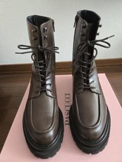 PASCULI Lace-up Boots, Platform, Brown, Size 37, Made in Italy