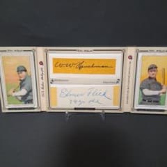 T206 直筆サイン　F Clarke 1/4 野球殿堂入り　HOF T206 直筆サイン Hinchman & Flick 野球殿堂 HOF - メルカリ