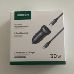 UGREEN 30W 2ポート カーチャージャー 車載充電器