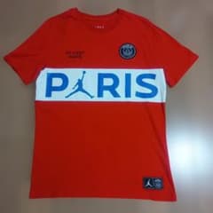 【美品】パリサンジェルマン ジョーダン コラボ Tシャツ PSG レッド M
