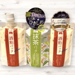 [新品未使用] pdc ワフードメイド酒粕パック2個 宇治抹茶パック１個セットのサムネイル