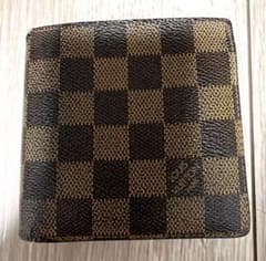 ルイヴィトン ダミエ ポルトフォイユ マルコ 二つ折り財布 【美品】のサムネイル