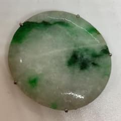 040522 翡翠 丸 帯留 金工 - メルカリ