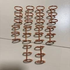 ローズゴールド バインダーリング 10個セットのサムネイル