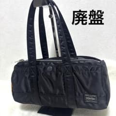 未使用級 ポーター タンカー ドラム ダッフル ミニボストンバッグ Sサイズ 黒 廃盤 ポーター タンカー ミニボストン S ドラムバッグ ダッフル 黒