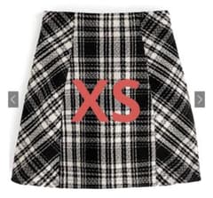 GRL チェック柄タイトスカート XS