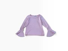 長袖 カットソー ピンク フレアスリーブのサムネイル