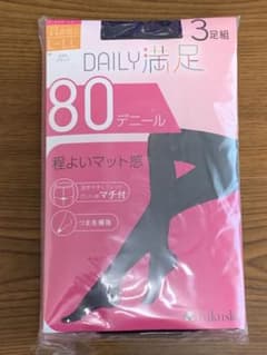 fukuske DAILY満足 80デニール タイツ L-LL 3足組 2セットのサムネイル