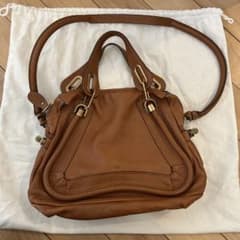 Chloe パラティ 2wayバック ブラウン キャメル - メルカリ